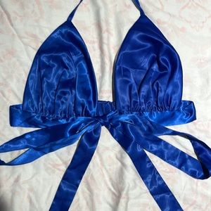 royal blue bra top
